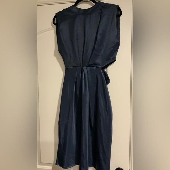 ZARA CUT OUT SATIN EFFECT DRESS - Picture 5 of 5